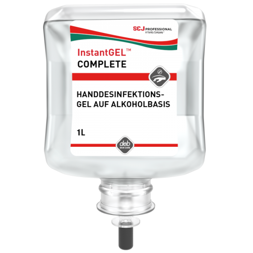 Deb InstantGel Complete - żel do dezynfekcji dłoni na bazie alkoholu - 1 litr
