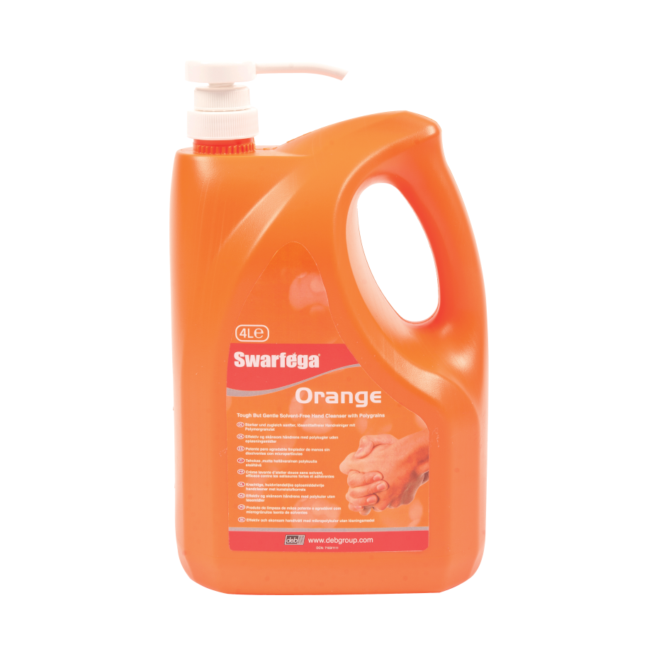 Swarfega® Orange - żelowa pasta do czyszczenia ciężkich zabrudzeń - 4 litry (pojemnik z pompką)