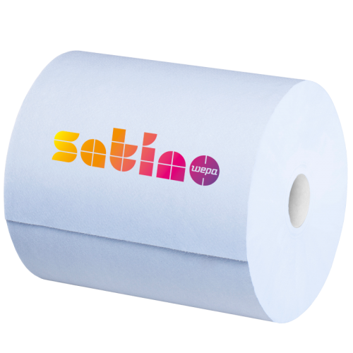 Czyściwo papierowe - 350 m, 1000 odc., 3 warstwy, opakowanie rolka - SATINO BY WEPA (305320)